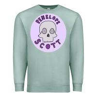 Seafoam Penelope Scott Skeleton Premium Sweatshirt - ArtMosaic