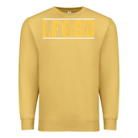 Antique Gold Exclusive Brown LFGSD Official Fun Design T Shirt Premium Sweatshirt - ArtMosaic