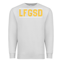Dove Grey Exclusive Brown LFGSD Official Fun Design T Shirt Premium Sweatshirt - ArtMosaic