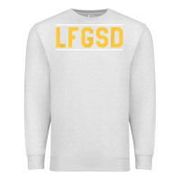 Oatmeal Heather Exclusive Brown LFGSD Official Fun Design T Shirt Premium Sweatshirt - ArtMosaic