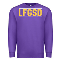 Purple Exclusive Brown LFGSD Official Fun Design T Shirt Premium Sweatshirt - ArtMosaic