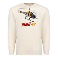 Sandshell bell 47 helicopter Premium Sweatshirt - ArtMosaic