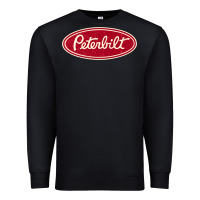 Black peterbilt truck racing vintage Premium Sweatshirt - ArtMosaic