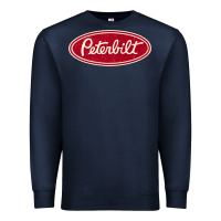 Navy peterbilt truck racing vintage Premium Sweatshirt - ArtMosaic