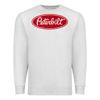 Oatmeal Heather peterbilt truck racing vintage Premium Sweatshirt - ArtMosaic