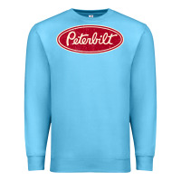 Ocean Blue peterbilt truck racing vintage Premium Sweatshirt - ArtMosaic