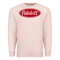 Pale Pink peterbilt truck racing vintage Premium Sweatshirt - ArtMosaic