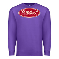 Purple peterbilt truck racing vintage Premium Sweatshirt - ArtMosaic