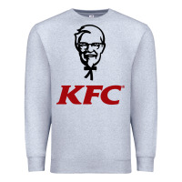 Heather Grey k.f.c-restaurant Premium Sweatshirt - ArtMosaic