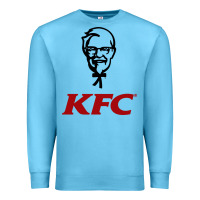 Ocean Blue k.f.c-restaurant Premium Sweatshirt - ArtMosaic