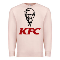 Pale Pink k.f.c-restaurant Premium Sweatshirt - ArtMosaic