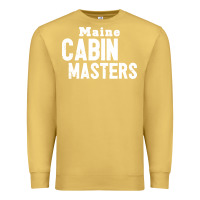 Antique Gold maine cabin masters Premium Sweatshirt - ArtMosaic