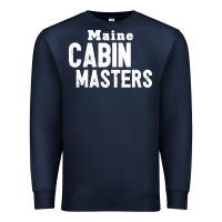 Navy maine cabin masters Premium Sweatshirt - ArtMosaic