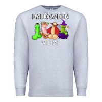 Heather Grey halloween vibes dick tie dye hippie retro lazy costume Premium Sweatshirt - ArtMosaic