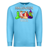 Ocean Blue halloween vibes dick tie dye hippie retro lazy costume Premium Sweatshirt - ArtMosaic