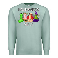 Seafoam halloween vibes dick tie dye hippie retro lazy costume Premium Sweatshirt - ArtMosaic
