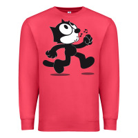 Cardinal felix the cat whistling Premium Sweatshirt - ArtMosaic