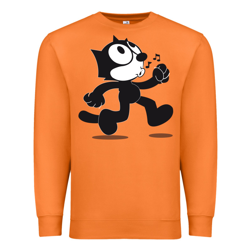 Felix The Cat Whistling Premium Sweatshirt by ArtMosaic | Teevron
