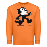 Carrot felix the cat whistling Premium Sweatshirt - ArtMosaic