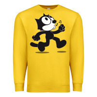 Lemon felix the cat whistling Premium Sweatshirt - ArtMosaic