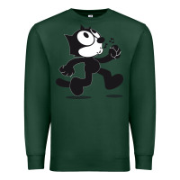 Sports Green felix the cat whistling Premium Sweatshirt - ArtMosaic