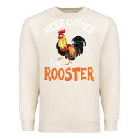 Sandshell Here Comes The Rooster Shirt Chicken Lady Outfit 243 Premium Sweatshirt - ArtMosaic