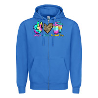 True Royal peace love loaded tea Zipper Hoodie - JahusDesignShop