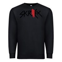 Black white skrillex Premium Sweatshirt - ArtMosaic