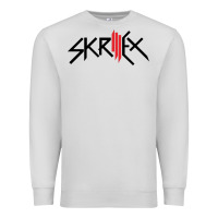 Dove Grey white skrillex Premium Sweatshirt - ArtMosaic