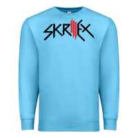 Ocean Blue white skrillex Premium Sweatshirt - ArtMosaic