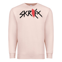 Pale Pink white skrillex Premium Sweatshirt - ArtMosaic