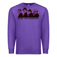 Purple sure i'm a marxist Premium Sweatshirt - ArtMosaic