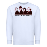 White sure i'm a marxist Premium Sweatshirt - ArtMosaic