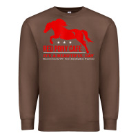 Chestnut Red Pony Cafe, Funny cute horse lover Premium Sweatshirt - ArtMosaic