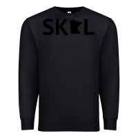 Black skol minnesota hoodie  let's go mn hooded sweatshirt Premium Sweatshirt - ArtMosaic