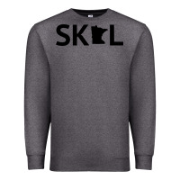 Charcoal Heather skol minnesota hoodie  let's go mn hooded sweatshirt Premium Sweatshirt - ArtMosaic