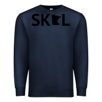 Navy skol minnesota hoodie  let's go mn hooded sweatshirt Premium Sweatshirt - ArtMosaic
