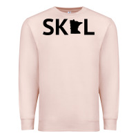 Pale Pink skol minnesota hoodie  let's go mn hooded sweatshirt Premium Sweatshirt - ArtMosaic
