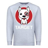 Heather Grey target team member Premium Sweatshirt - ArtMosaic