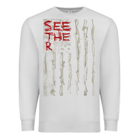 Dove Grey Seether Bone Flag Premium Sweatshirt - ArtMosaic