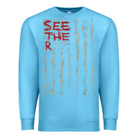 Ocean Blue Seether Bone Flag Premium Sweatshirt - ArtMosaic