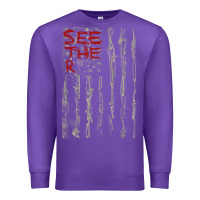Purple Seether Bone Flag Premium Sweatshirt - ArtMosaic