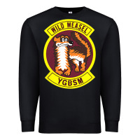 Black Air Force Wild Weasel YGBSM Premium Sweatshirt - ArtMosaic