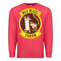 Cardinal Air Force Wild Weasel YGBSM Premium Sweatshirt - ArtMosaic