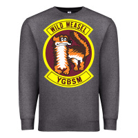 Charcoal Heather Air Force Wild Weasel YGBSM Premium Sweatshirt - ArtMosaic