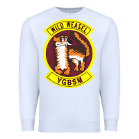 White Air Force Wild Weasel YGBSM Premium Sweatshirt - ArtMosaic
