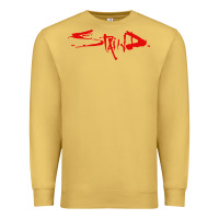 Antique Gold staind Premium Sweatshirt - ArtMosaic