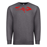 Charcoal Heather staind Premium Sweatshirt - ArtMosaic