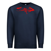 Navy staind Premium Sweatshirt - ArtMosaic