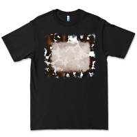Black cowhide frames background Premium Tee - RanaPortraitStore
